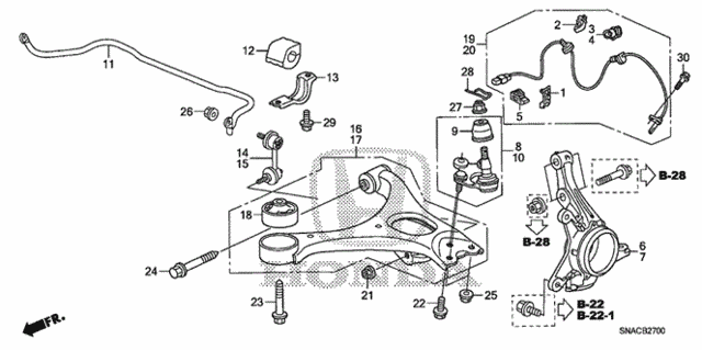 Knuckle for 2010 Honda Civic #0