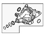 9A7507021D - Universals &amp; Rear Axle: Differential for Porsche: Panamera Image