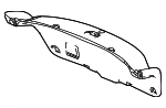 84620T20A11ZA - Body: Trunk Lid Trim for Honda Image