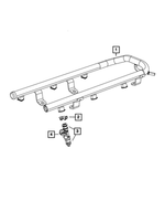 4591889AA - Fuel: Fuel Rail for Mopar Image