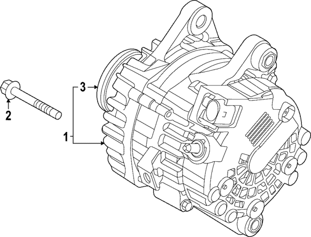 373222S220 - : Alternator Pulley for Kia: K5, Sorento, Sportage, Stinger Image