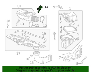 2019-2021 GM PCV Tube 12708535 GM | GMPartsDirect.com