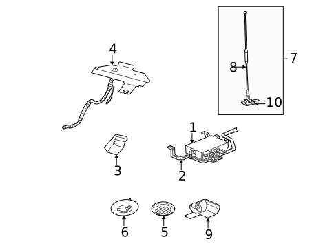 Navigation System Components for 2002 Saturn L300 #0