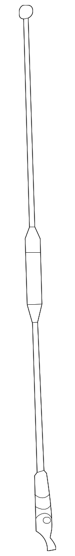 19117040 - Electrical: Antenna Mast for Buick: LeSabre, Rendezvous | Cadillac: CTS, DeVille, Eldorado, SRX | Chevrolet: Blazer, Cavalier, Express 1500, Express 2500, Express 3500, Suburban 1500, Suburban 2500 | GMC: Jimmy, Savana 1500, Savana 2500, Savana 3500, Yukon XL 1500, Yukon XL 2500 | Oldsmobile: Bravada | Pontiac: Aztek, Sunfire | Saturn: Ion, L100, L200, L300, LW200, LW300, Vue Image