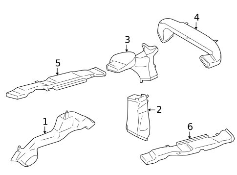 Ducts for 2018 Toyota Sequoia #1