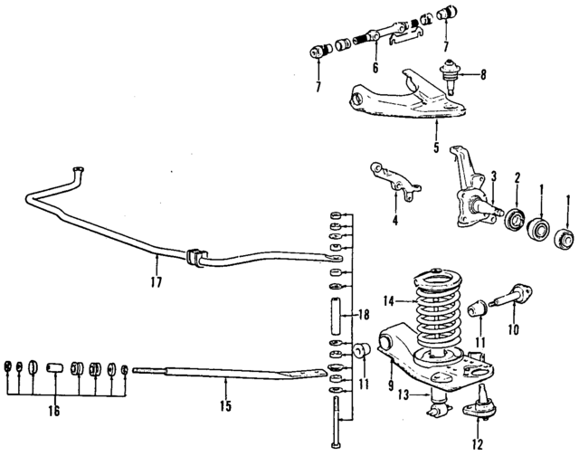 MB633086 - Brakes: Inner Bearing for Mopar Image