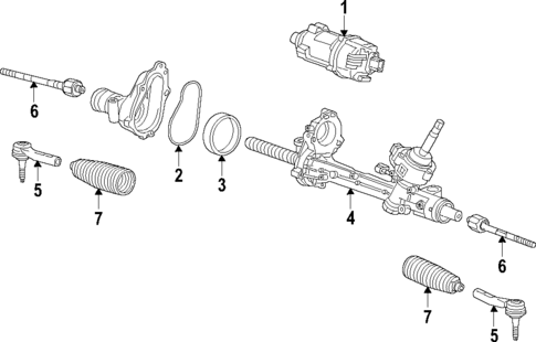 Steering Gear & Linkage for 2016 Buick LaCrosse #2