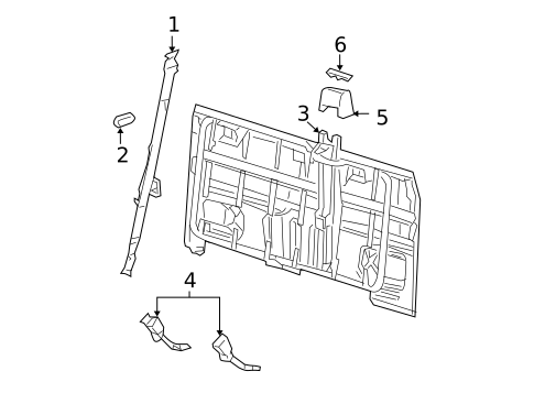 Rear Seat Belts for 2008 Ford F-150 #0
