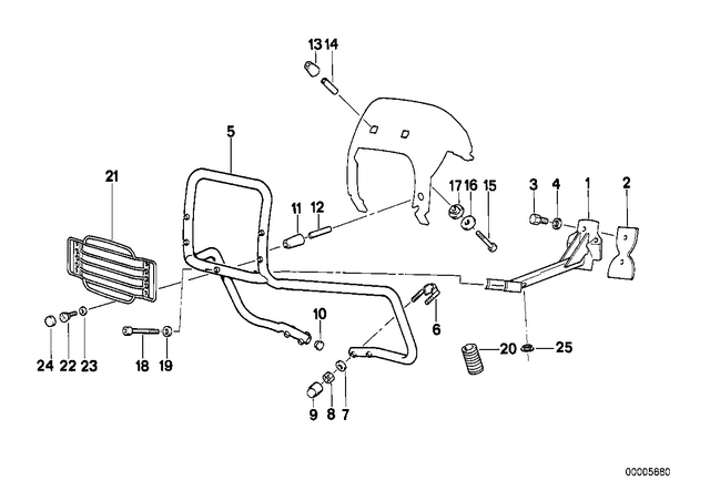 46632307321 - : Holder for BMW-Motorrad Image