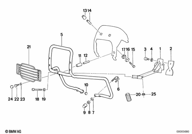 46632307321 - : Holder for BMW-Motorrad Image