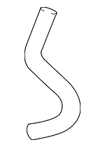 24508950 - Emission System: Lower Hose for Buick: Rendezvous | Chevrolet: Venture | Oldsmobile: Silhouette | Pontiac: Aztek, Montana Image image