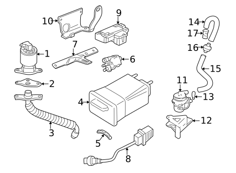 EGR System for 1999 Pontiac Montana #0