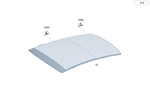 2977800400 - Sliding/Tilting Roof: Sliding Sunroof Frame for Mercedes-Benz: EQS 450, EQS 450+, EQS 580, EQS AMG Image