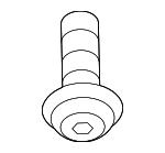 7149184212 - Electrical: Passenger Air Bag Screw for BMW: 528i, 528i xDrive, 535d, 535d xDrive, 535i, 535i GT, 535i GT xDrive, 535i xDrive, 550i, 550i GT, 550i GT xDrive, 550i xDrive, ActiveHybrid 5, M5, X3, X4, X5 Image