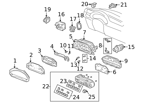 Controls for 2006 Honda Insight #0