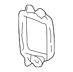 35196S3Y000 - Body: Mirror Switch Rear Cover for Honda: Insight Image