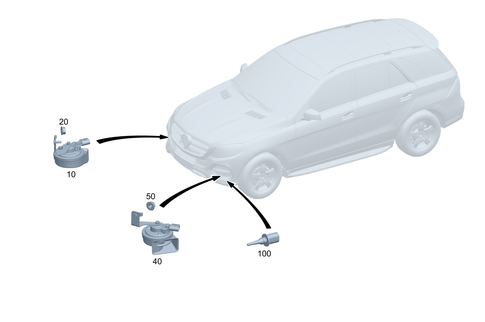 Horn and Outside Temperature Display for 2018 Mercedes-Benz GLC350e #0