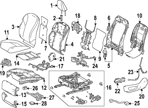 Power Seats for 2024 Lexus RX450h+ #1