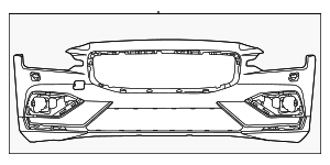 39798839 - : Bumper Cover for Volvo: S60, V60 Image