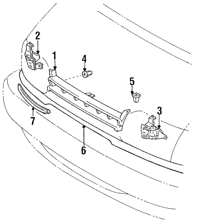 9046713011 - Body: Grille Retainer Clip for Toyota Image