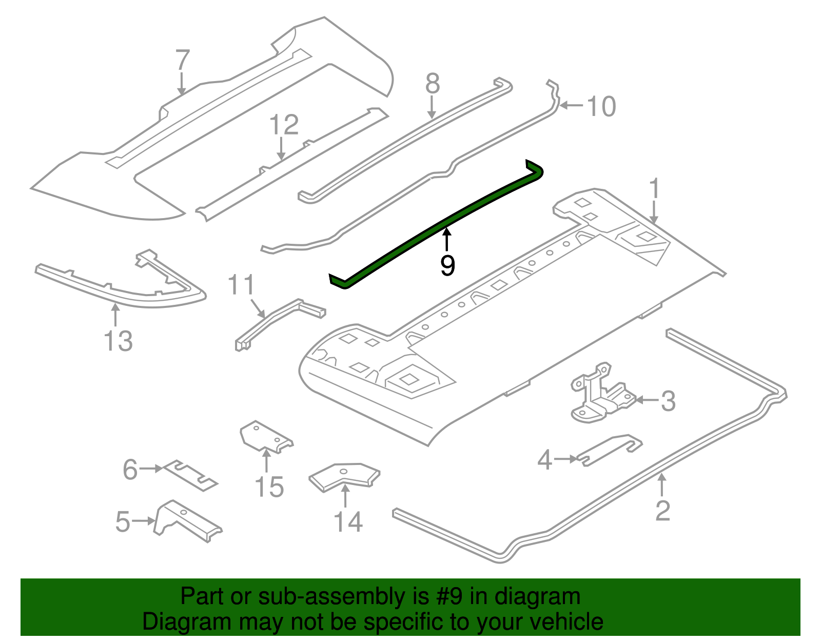 Cover Seal - BMW (51767241554)
