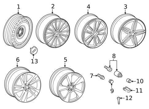 Wheels for 2023 Audi A5 Quattro #0