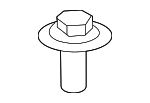 11570498 - Body: Grille Assembly Upper Bolt for GM Image
