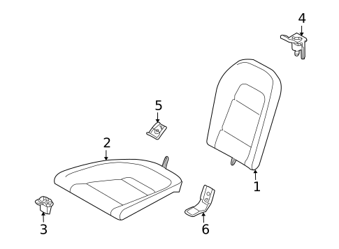 Rear Seat Components for 2024 Nissan GT-R #0