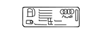 8J0010508A - Body: Fuel Label for Audi: A3 Quattro, R8, TT, TT Quattro, TT RS Quattro, TTS Quattro Image