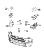 6512438AA - Electrical: Hex Flange Head Screw for Mopar Image