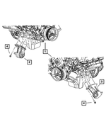 52021627AB - : Engine Mount Insulator, Left for Mopar Image
