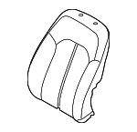88360C2KE0XUR - : 2018-2019 Hyundai Sonata - Seat Back Cover for Hyundai: Sonata Image