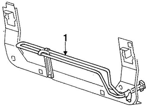 Power Steering Oil Cooler for 1995 Ford Mustang #0