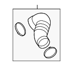 4N0129616M - Engine: Intake Hose for Audi: A8 Quattro Image