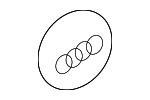 4B0601170A7ZJ - Suspension: Center Cap for Audi: A3, A3 Quattro, A3 Sportback e-tron, A4, A4 Quattro, A6, A6 Quattro, A8 Quattro, Q3, Q3 Quattro, Q5, R8, RS4, S3, S4, S6, S8, SQ5, TT, TT Quattro, TT RS Quattro, TTS Quattro Image