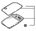 24152333903 - Maintenance &amp; Lubrication: Trans Pan for BMW: 335d, 545i, 550i, 645Ci, 650i, 740i, 740Li, 745i, 745Li, 750i, 750i xDrive, 750Li, 750Li xDrive, 760i, 760Li, Alpina B7, Alpina B7 xDrive, Alpina B7L, Alpina B7L xDrive, X5, X6 Image