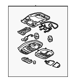 15229249 - : Console Assembly for Chevrolet: Trailblazer, Trailblazer EXT | GMC: Envoy, Envoy XL Image