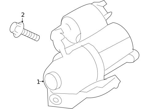 Starter & Related Components for 2005 Mercury Montego #0