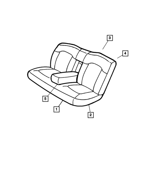 Rear Seats- Folding and Quad for 2004 Dodge Intrepid #10