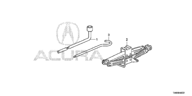 Tools - Jack for 2015 Acura ILX #0