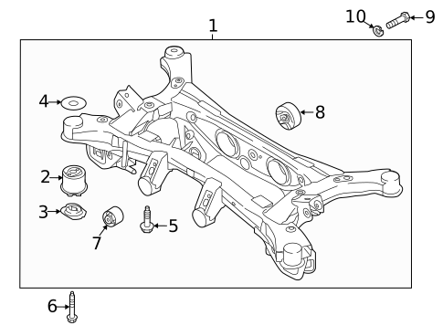 Suspension Mounting for 2017 Hyundai Tucson #0