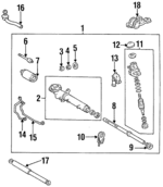 4546039395 - : Outer Tie Rod for Lexus: GS300 Image