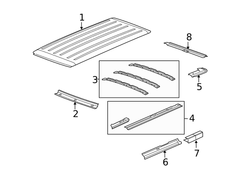 Roof & Components for 2014 Ford E-350 Super Duty #0