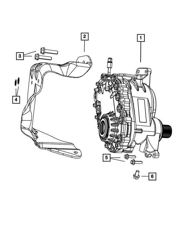 RL071706AA - Power Transfer Unit; Transfer Case: Power Transfer Unit for Mopar Image
