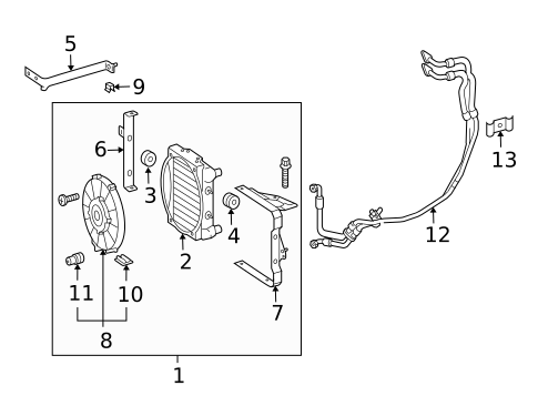 Oil Cooler for 2006 Mercedes-Benz CLS55 AMG #0