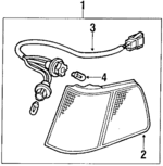 34300SB2674 - : Side Marker Lamp for Honda Image