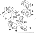 2711066Y01 - : Heater Assembly for Nissan: NX, Sentra Image