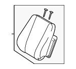 883001F4003BK - Body: Seat Back Assembly for Kia: Sportage Image