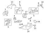107905855CF - Steering: Ignition Cylinder for Audi Image