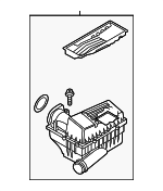 3C0129607BP - Engine: Air Cleaner Assembly for Volkswagen Image